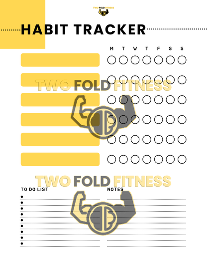 4 week habit tracker