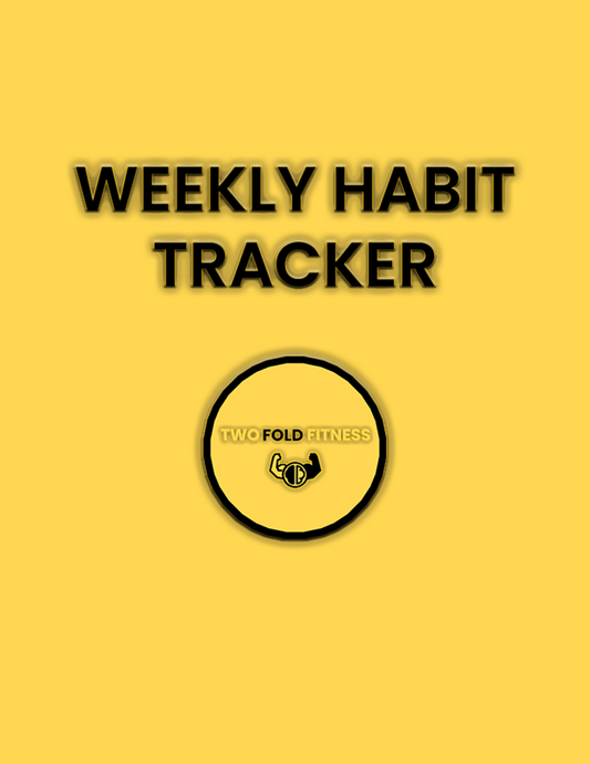 4 week habit tracker